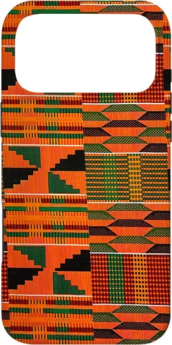 Vista 22 de Kente - Carcasa para iPhone 17, diseño étnico de Ghana, diseño africano