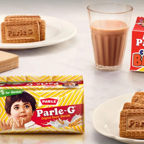 Vista 5 de Parle G Original Gluco Biscuits, producto de la India, paquete económico (12 paquetes de 1.99 oz)