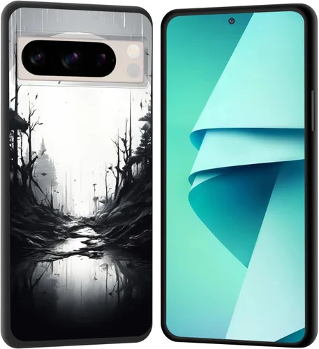 Vista 117 de Funda para Pixel 4 XL, funda de goma de silicona suave a prueba de golpes, funda protectora de cuerpo completo para Google Pixel 4 XL, ciervo