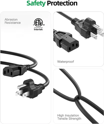 Vista 4 de Superer Cable de alimentación universal para caminadora Horizon Fitness, Bowflex, Sole Fitness, Goplus, Superfit caminadoras elípticas, almohadilla