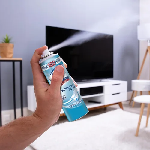 Vista 7 de Lysol Spray desinfectante para llevar, lino crujiente, 1.5 onzas (paquete de 3)