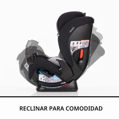 Vista 4 de Evenflo All4Stages - Asiento convertible delgado 4 en 1 para automóvil (gris balduino)