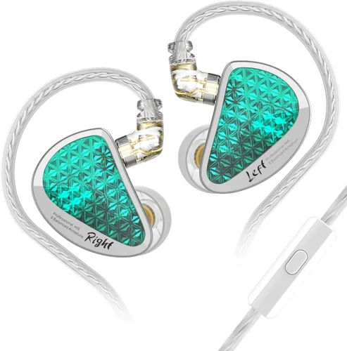 Vista 14 de Auriculares KZ AS16 Pro 8 Balance de Armaduras en el Oído, Auriculares IEM HiFi Pro para Música de Grabación de Estudio, Auriculares de Sonido