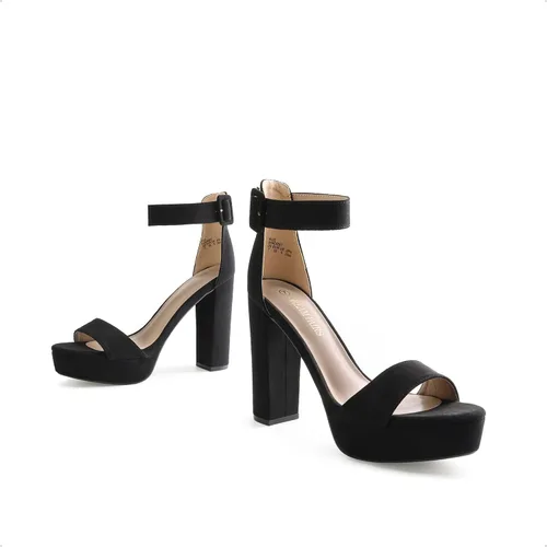 Vista 4 de DREAM PAIRS - Sandalias de tacón alto para mujer