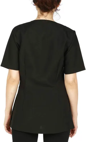 Vista 3 de Smockers Iris Professional Salon Smock, chaqueta estilista, uniforme de cosmetología