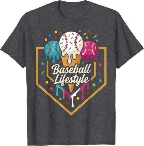 Vista 30 de Baseball Life Style Camiseta