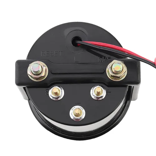 Vista 8 de Medidor de temperatura del agua para automóvil, 2 pulgadas, 2.047 in, 12 V, 104.0-248.0 °F, universal mecánico, eléctrico, medidor de temperatura