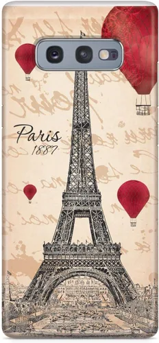 Vista 23 de Inspired Cases - Funda para iPhone Xs Max con textura 3D - Funda protectora de goma para iPhone Xs Max de Apple - Torre Eiffel de París 1887