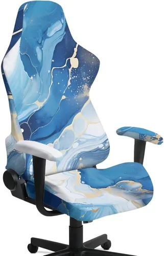 Vista 25 de Fundas para silla de videojuegos de 250 aniversario, 4 piezas, cómodas, ergonómicas, para oficina, fundas giratorias de poliéster, decoración