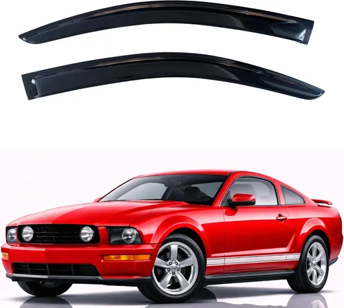 Vista 60 de KPY Protector de lluvia compatible con Ford Bronco 1980-1996, Ford F150 F250 F350, deflectores de ventilación lateral para visera de ventana