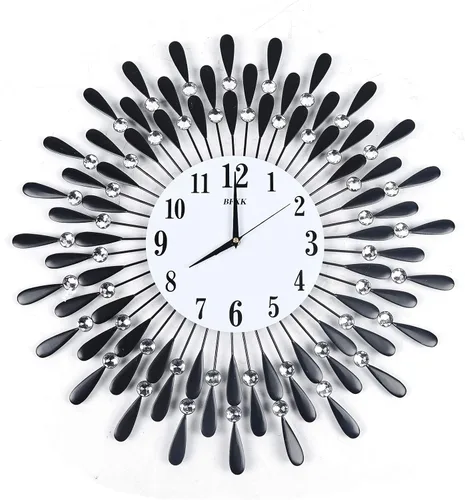 Vista 15 de Reloj de pared Reloj de péndulo 3D Forma de ojo Diseño moderno Decoración de arte para oficina en casa