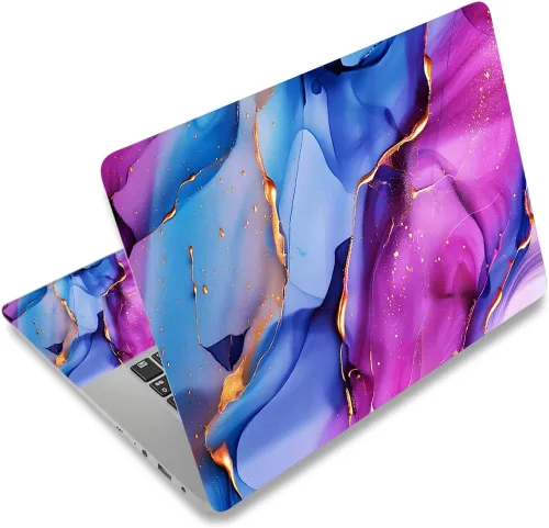 Vista 26 de Adhesivo para laptop de 12.1-15.6 pulgadas, calcomanía reutilizable universal de vinilo para laptop, protector de arte impermeable en color panal