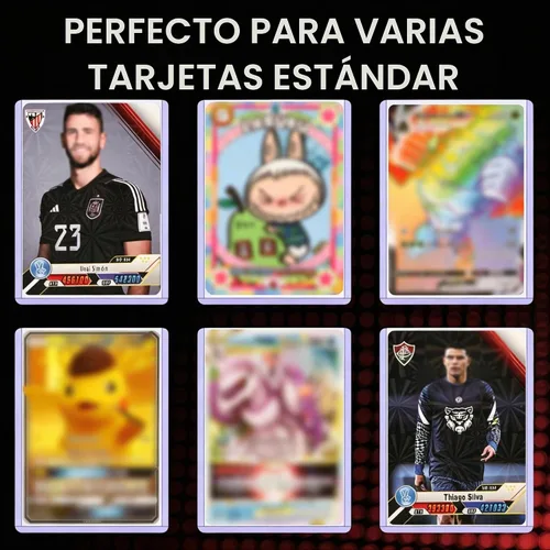 Vista 5 de Cargadores superiores para tarjetas, 400 fundas para tarjetas