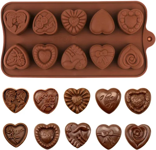Vista 15 de 1 molde de silicona para chocolate con forma de hojas de arce, bellotas y calabazas en 3D para otoño, día de Acción de Gracias, tema de cosecha
