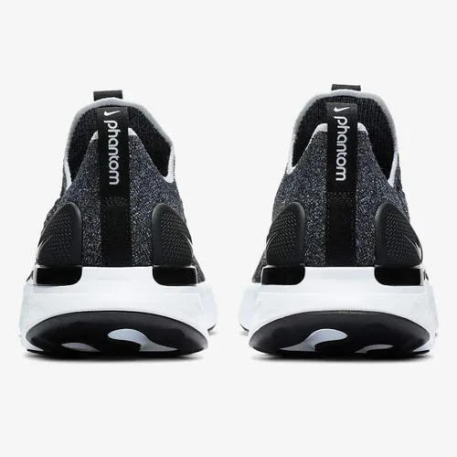 Vista 3 de Nike React Phantom Run Fk 2 - Tenis de correr para hombre Cj0277 True WhiteBlackPure PlatinumWhite