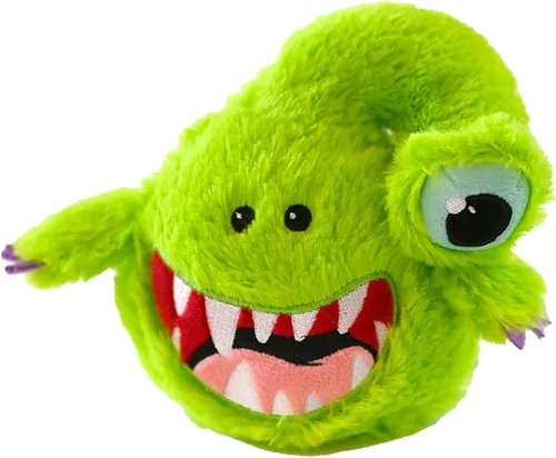 Vista 2 de Wild Republic Monsterkins Grom Jr, animal de peluche, 8 pulgadas, regalo para niños, juguete de peluche, hecho de botellas de agua recicladas