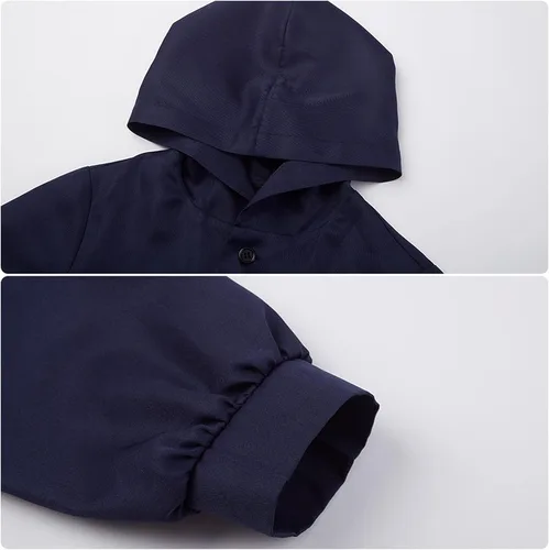 Vista 3 de MIAOCOS Power - Disfraz de cosplay para mujer y hombre, color rojo y azul