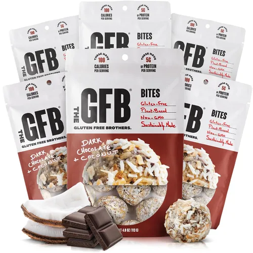 Vista 42 de The GFB Bocaditos de proteína aptos para alérgenos para pastel de cumpleaños, aperitivos sin gluten sin nueces, bolas de proteína a base de plantas