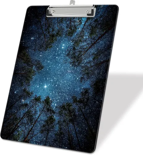 Vista 10 de Portapapeles de plástico A4, lindo portapapeles con clip tamaño carta estándar 9 x 12.5 pulgadas, decorativo para oficina para estudiantes, mujeres