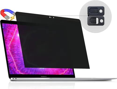 Vista 12 de Peslv Filtro de Privacidad Magnético para Macbook de 12 Pulgadas (2012-2017), Filtro Anti Luz Azul Deslumbrante Extraíble Filtro de Pantalla Mate