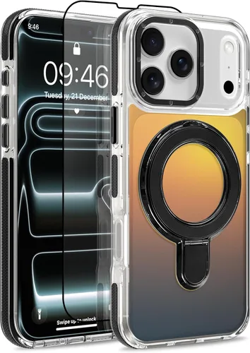 Vista 244 de Funda magnética para Google Pixel 10 Pro XL [compatible con Magsafe] [bonito diseño fluorescente de moda] a prueba de golpes, delgada, translúcida
