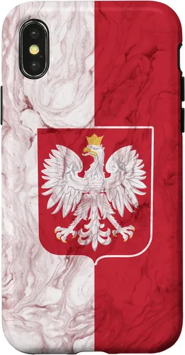 Vista 5 de Poland Flag and Elegant Background - Polish Pride Case for iPhone 17