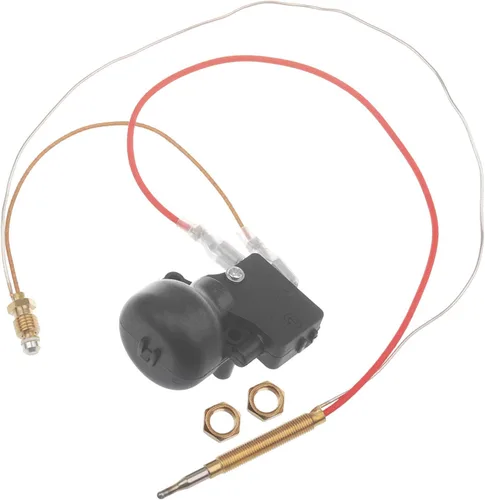Vista 2 de Sensor de termopar para calentador de patio al aire libre e interruptor de punta, con tuercas de conexión de extremo M8 x 1, rosca de cabeza
