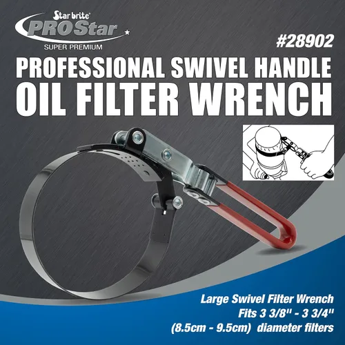 Vista 4 de STAR BRITE LLAVE FILTRO DE ACEITE (ADJ) 2 3/4 X 4