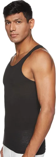 Vista 3 de Hanes Paquete de 4 camisetas sin mangas de algodón para hombre
