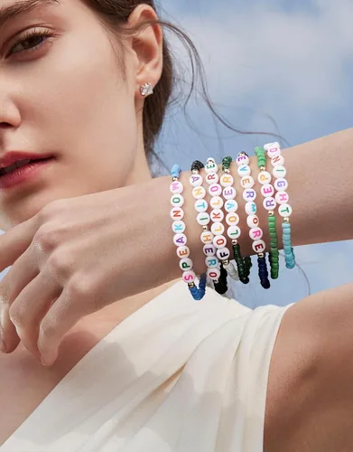 Vista 8 de Febflo TS Inspired - Juego de pulseras Taylo Tour Eras Concert, 16 pulseras de la amistad