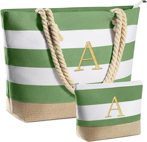 Vista 64 de YOOLIFE Bolsas de playa para mujer, bolsa de lona de viaje, bolsa impermeable para piscina, artículos esenciales de viaje, regalos para mujeres