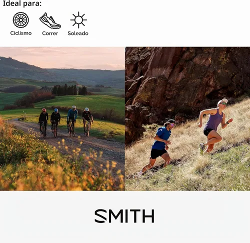 Vista 4 de SMITH Ruckus - Lentes de sol deportivos de alto rendimiento para correr, ciclismo, MTB y más, para hombres y mujeres