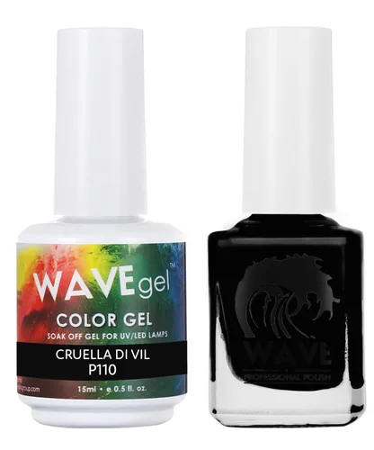 Vista 17 de WAVEGEL - Juego dúo de gel y esmalte de uñas a juego - Colección Simplicity - #P109 Blizzard I 0.5 onzas