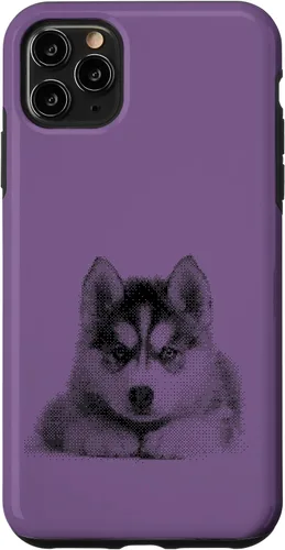 Vista 13 de Chic Husky Puppy for Dog Mom and Paw Parents Case for iPhone 16