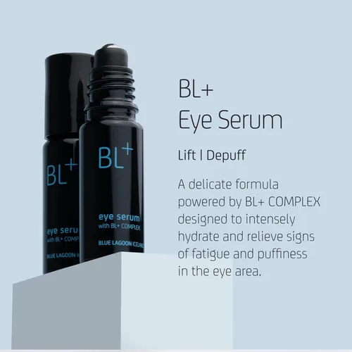 Vista 4 de Blue Lagoon Skin Science - BL+ The Eye Serum Tratamiento diario reafirmante de arrugas Cuidado de la piel sostenible y bioactivo de lujo