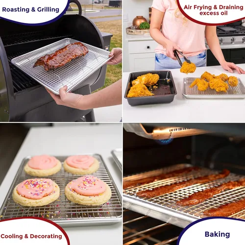 Vista 5 de KITCHENATICS - Juego de rejillas y bandejas de enfriamiento