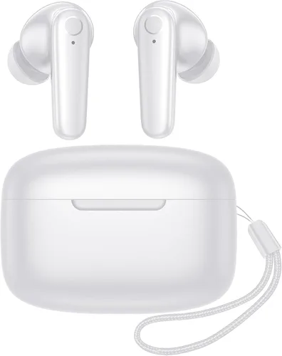 Vista 9 de kurdene Auriculares Inalámbricos Bluetooth 5.4 Auriculares 60H Tiempo de Reproducción Graves Profundos Estéreo Auriculares con Micrófono Cómodos
