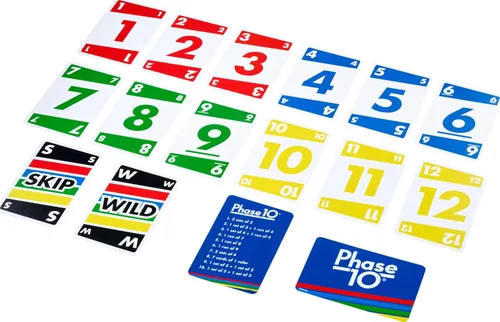 Vista 5 de Juego de cartas. Fase 10, estilos pueden variar.