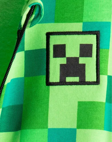 Vista 5 de Minecraft Creeper Hoodie