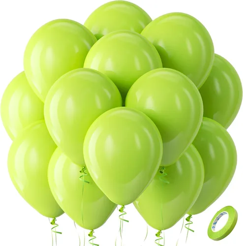 Vista 243 de Bezente Paquete de 150 globos de látex mate color burdeos de 5 pulgadas rojo (07-Red-G42)