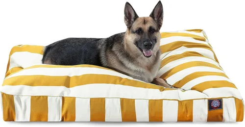 Vista 38 de Majestic Pet Cama rectangular grande para perros con rayas lavable, cama antideslizante y cómoda para mascotas, cama para perros con funda extraíble