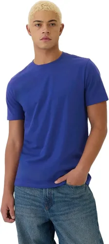 Vista 41 de Camiseta de cuello redondo Gap para hombre, mangas cortas, estilo casual Negro