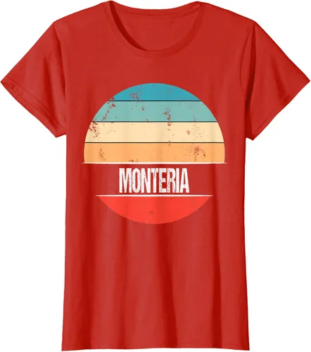 Vista 24 de Camiseta Montería Colombia City Trip, Negro