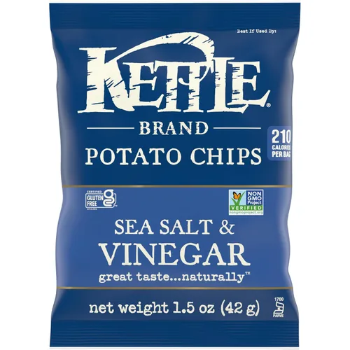 Vista 46 de Kettle Brand Papas Fritas, Backyard Barbeque Kettle Chips, Bolsa de Aperitivos, 1.5 Oz