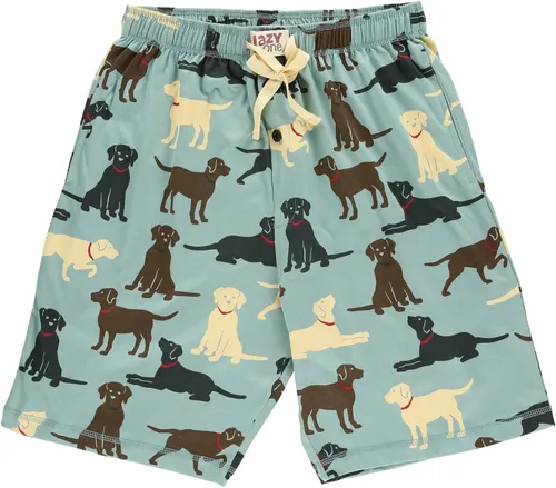 Vista 110 de Lazy One - Pantalones cortos de pijama para hombre, ropa de dormir