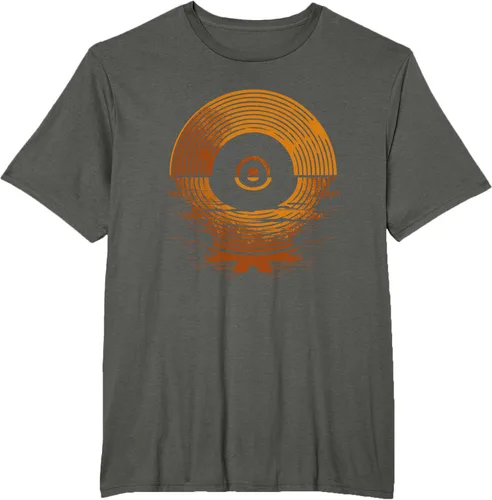 Vista 4 de Vinyl LP Records - Camiseta de vinilo Sunset Negro