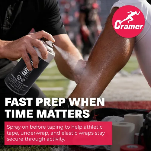 Vista 7 de Cramer Base de cinta para cinta atlética, adherente para cinta de kinesiología, leotardos de gimnasia