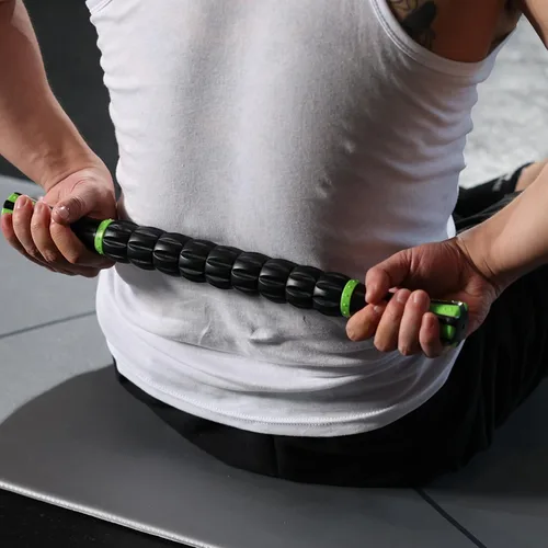 Vista 5 de Xokocli Rodillo muscular para masaje de tejido profundo, rodillo de celulitis, Fascia Blaster, masajeador de drenaje linfático para dolor muscular
