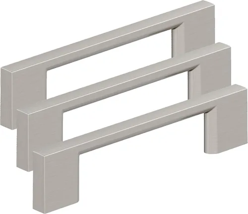 Vista 27 de Amerock 10BX37131CZ Tirador de gabinete Champán Bronce 3-3/4 pulgadas (96mm) de centro a centro Paquete de 10 unidades Cityscape Herrajes