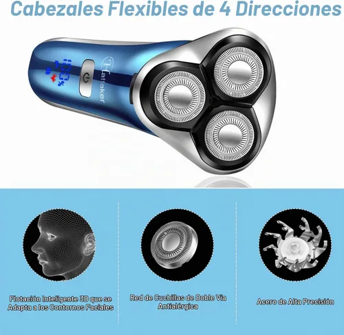 Vista 5 de Hatteker Cabezales de repuesto para afeitadora eléctrica para hombres RSCX-7568D, RSCX-958804
